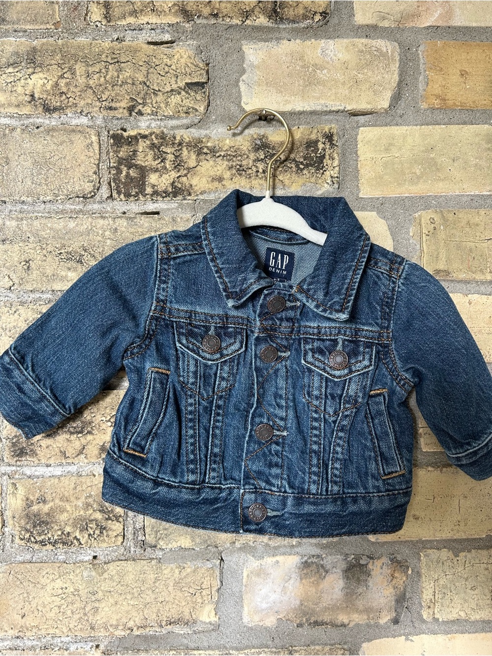 GAP Baby Blue Denim Jacket 0-3M